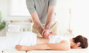 Exercises for treating pain in the thoracic spine and ribs requiring assistance of a second person